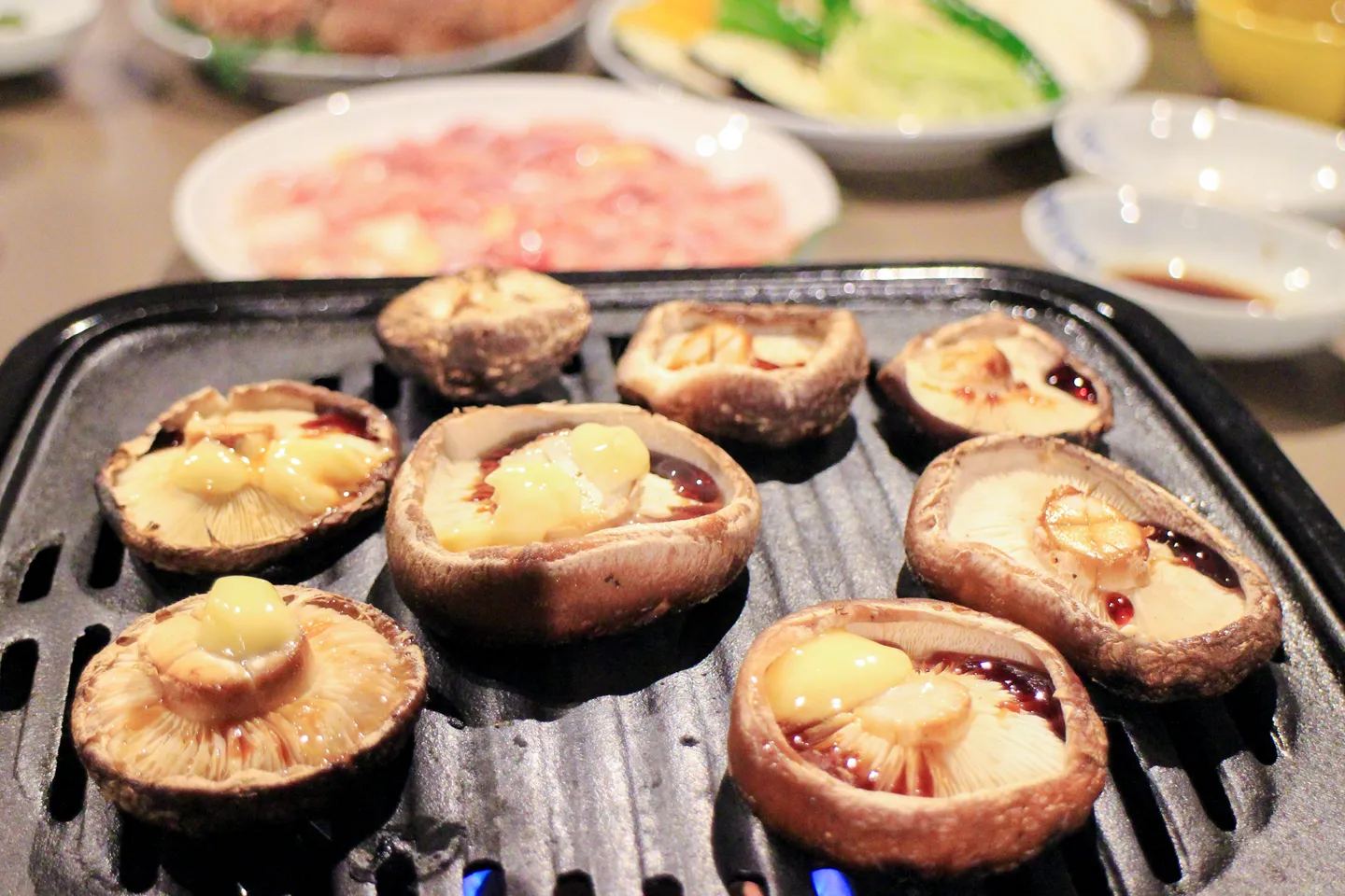 ロッジでしいたけパーティ！