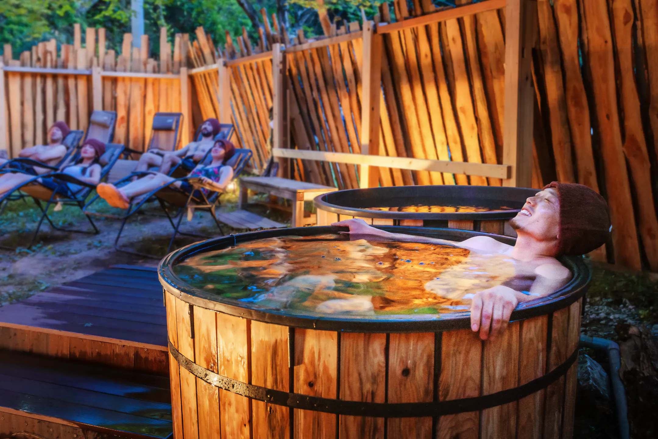 なばサウナ専用・地下水の水風呂