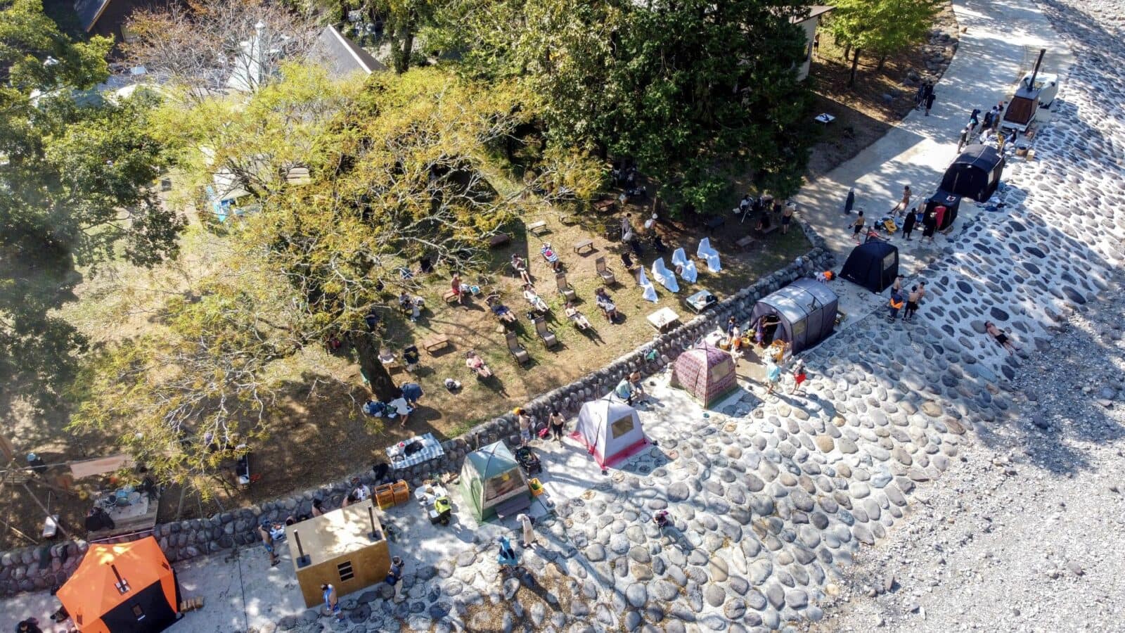 サウナ万博の会場風景（2022年開催時）
